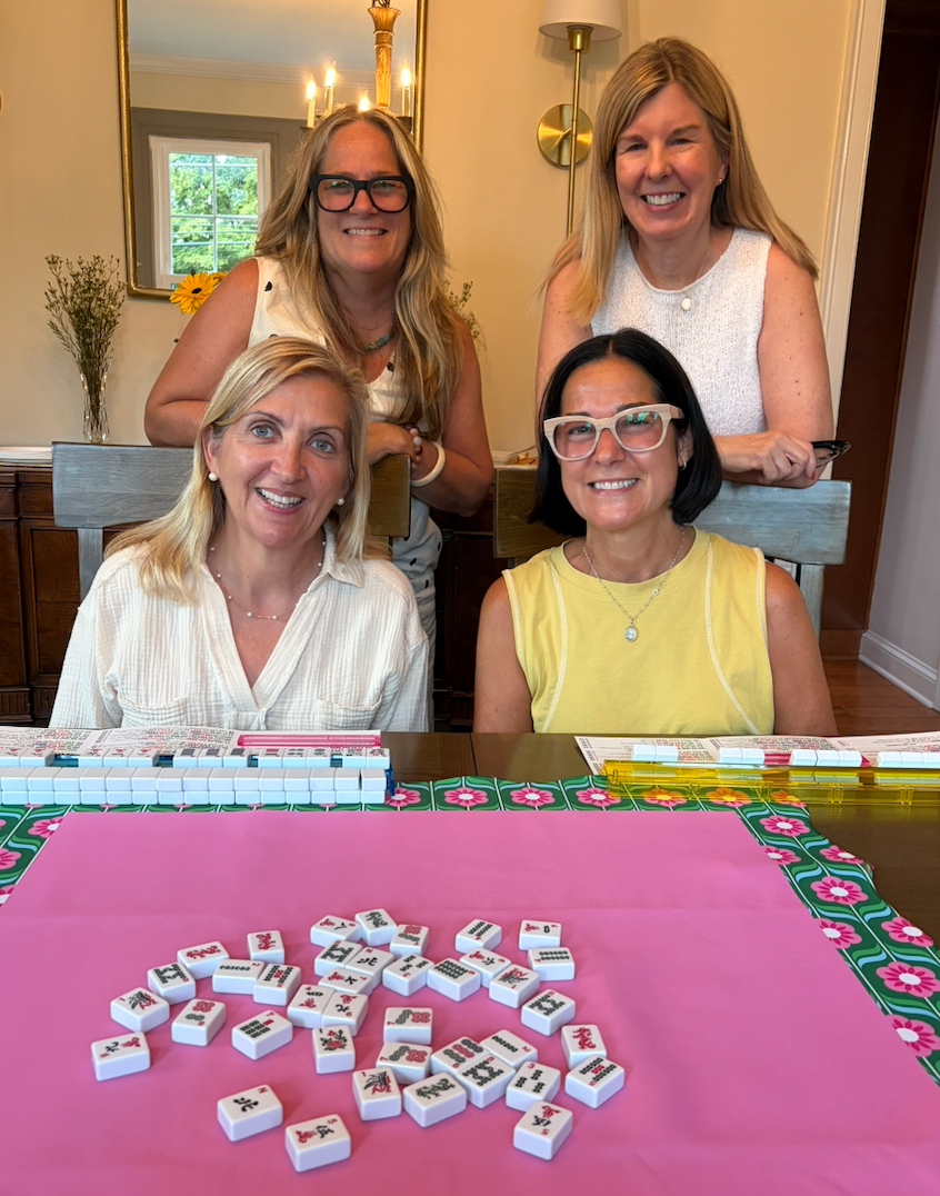 Mahjong students featured with Connie G.'s testimonial