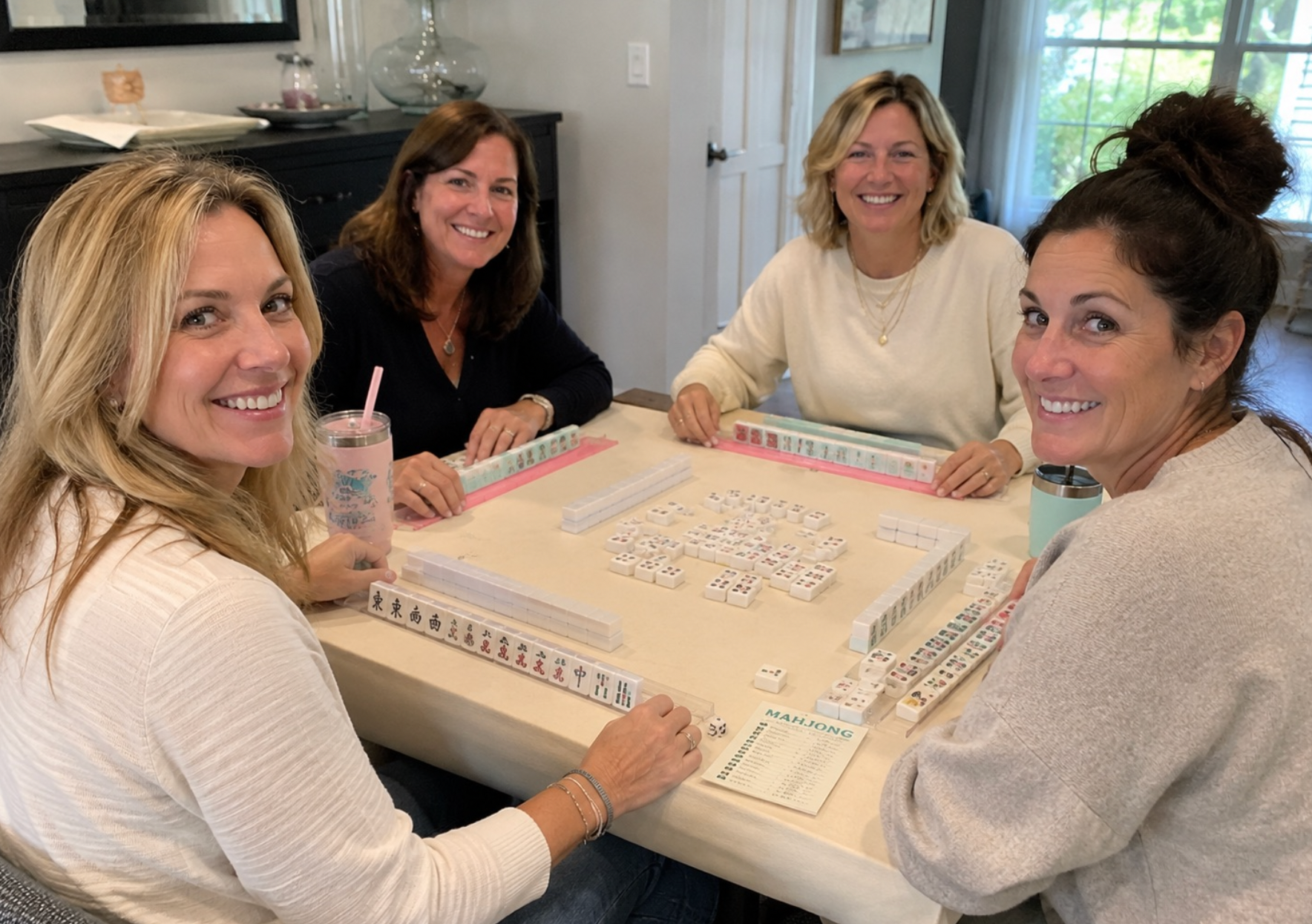 Mahjong students featured with Rachel M.'s testimonial